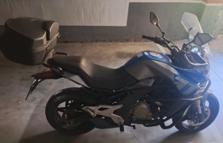 CFMOTO 650 Adventure Moto Azul/Gris