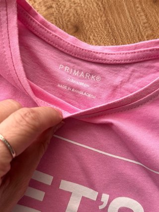 Lote 4 camisetas niña T. 2/3 años