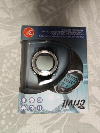 Reloj pulsómetro Crivit con sensor óptico