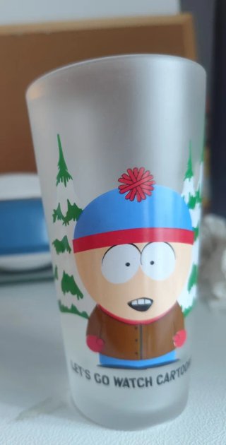 south Park vintage lemonade glass cups lot of 3