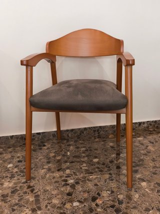 Mesa Comedor Cristal Extensible + 6 Sillas Madera