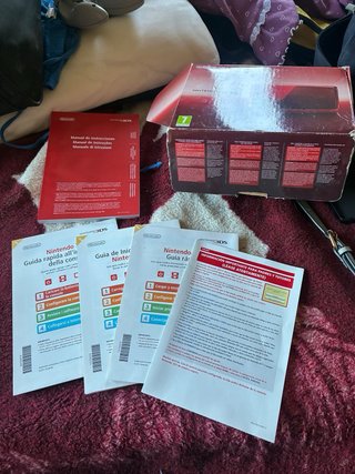 Nintendo 3DS Roja Completa