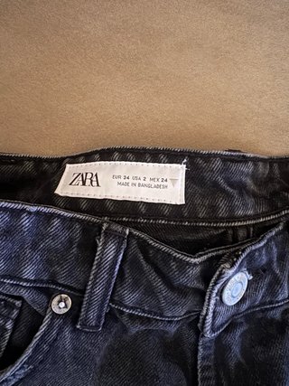 Conjunto Zara Talla S/34: Body Rayas y Shorts