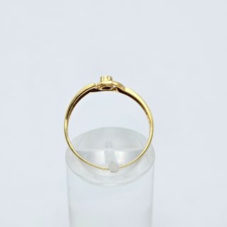 Anillo de Oro 18K, Solitario, 1,36gr, T-19