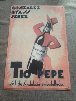 Chapa Decorativa Tio Pepe Jerez