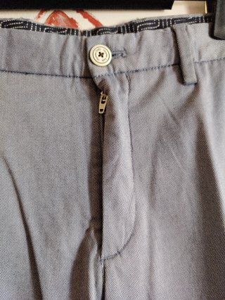 Pantalón Chino Massimo Dutti Azul Nuevo