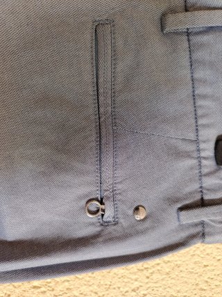 Pantalón Chino Massimo Dutti Azul Nuevo