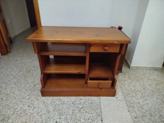 Mesa TV madera pino 90 ×45