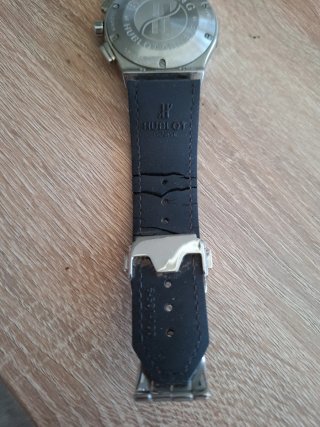 Reloj Hublot Marrón y Plateado