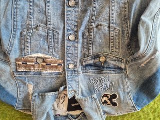 Cazadora vaquera Desigual x Disney Talla XS