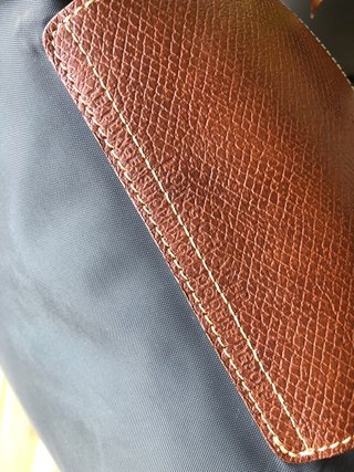 Bolso Longchamp Le Pliage L Gris
