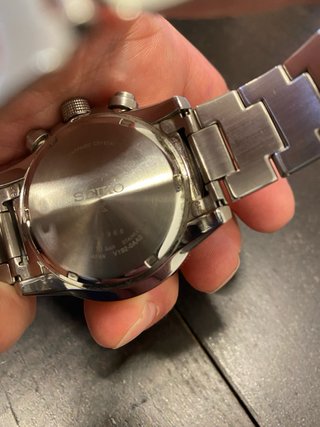 Reloj Seiko Solar V192 Cronógrafo