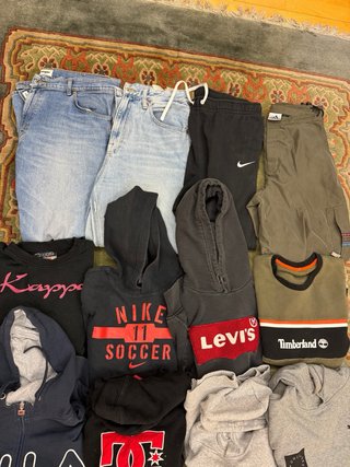 Lote Ropa Vintage DC, Fila, Levi's, Nike, Reebok,