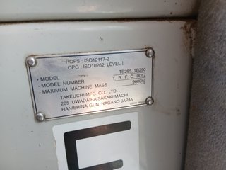 Miniexcavadora Takeuchi TB290