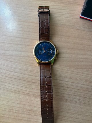 Reloj Tommy Hilfiger Marrón y Dorado