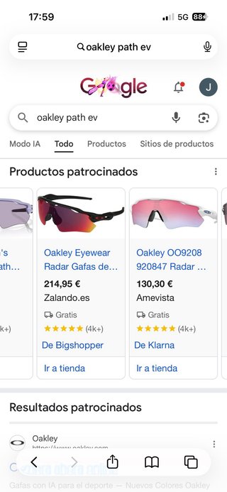 Gafas Oakley con lentes intercambiables