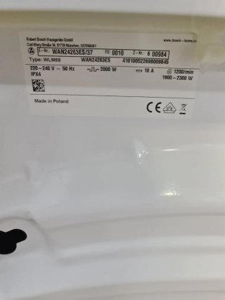 Lavadora Bosch Serie 4 7kg