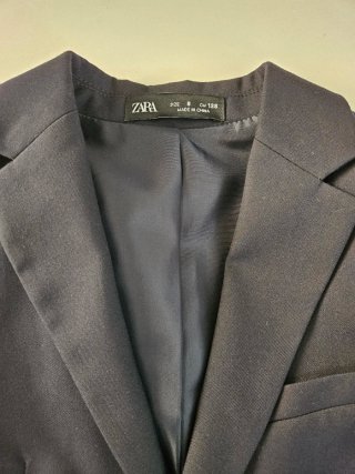 Chaqueta traje azul marino niño 8-9 años Zara