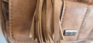 Bolso de hombro Tantrend Beige y Marrón