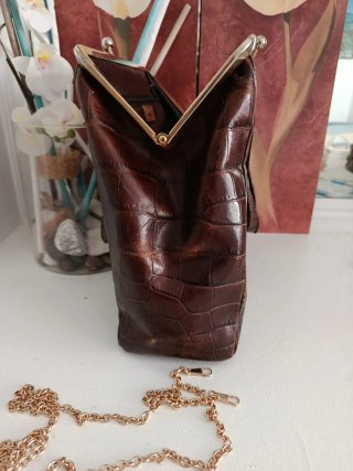 Bolso de piel  vintage