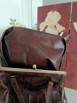 Bolso de piel  vintage
