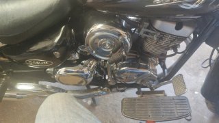 Moto Daelim Start 125 Cruiser Negra