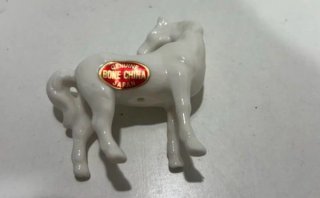 Lote 7 Caballos Porcelana Japonesa Años 60