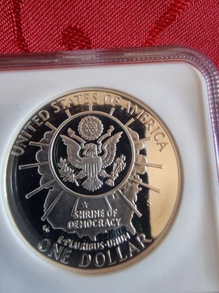 Dollaro Mount Rushmore 1991 S PF 69 Ultra Cameo