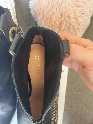 Botines de tacón negros Guess - Talla 39 (Vintage)