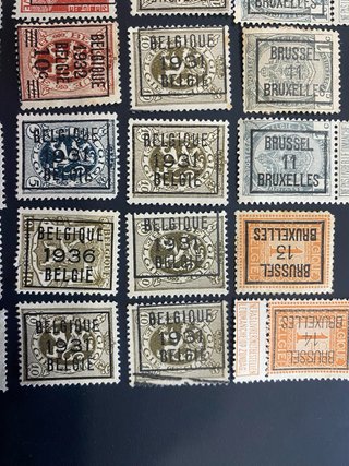 51 Sellos Bélgica 1911-1941