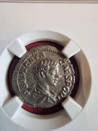 Impero Romano: Geta  - AD 209-211 -  Denarius AR