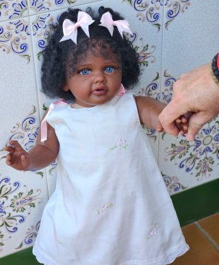 Reborn Niña Morena 75cm