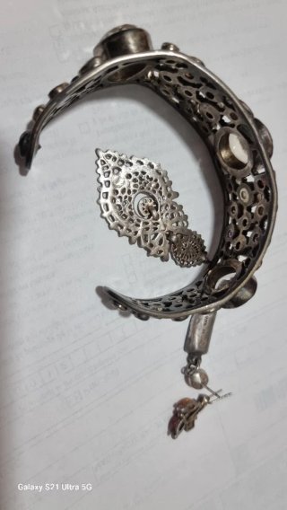 Lote de Joyería Plata: Pulsera, Anillos, Colgante