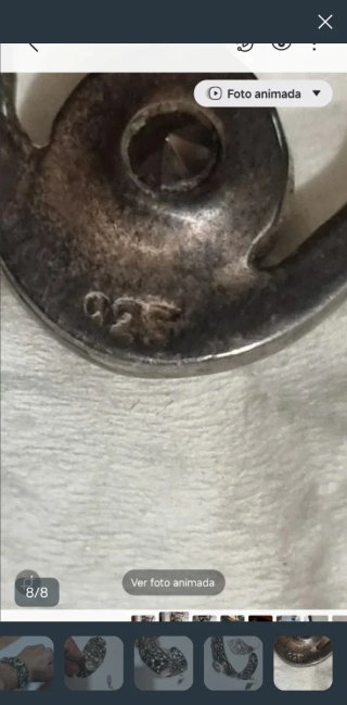 Lote de Joyería Plata: Pulsera, Anillos, Colgante