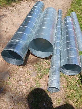 Tubos galvanizados construcción espiral