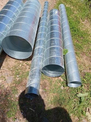 Tubos galvanizados construcción espiral