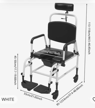 Silla de ducha reclinable