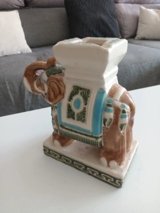 Cenicero Elefante Cerámica India