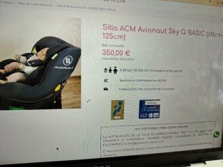 Silla coche ACM Avionaut Sky Q Basic 60-125cm