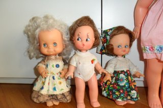 lotto set 6 bambole migliorati italy vintage buffe
