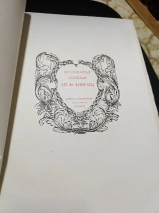 Xilografías Antiguas del Bto. Ramón Llull