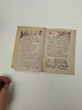 Menudencias - Libro Antiguo letra manuscrita