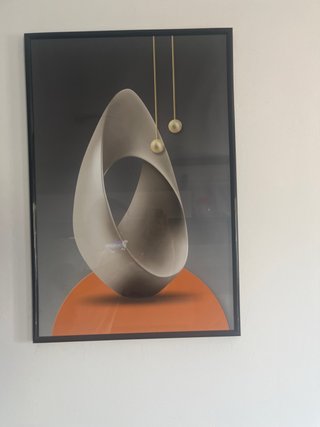Set di 3 quadri decorativi astratti