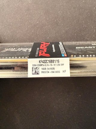 RAM 16GB Kingstom FURY Beast DDR4