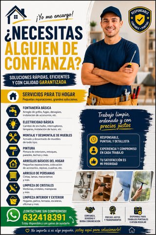 Servicios de arreglos basicos del hogar