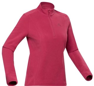 Sudadera rosa con cremallera