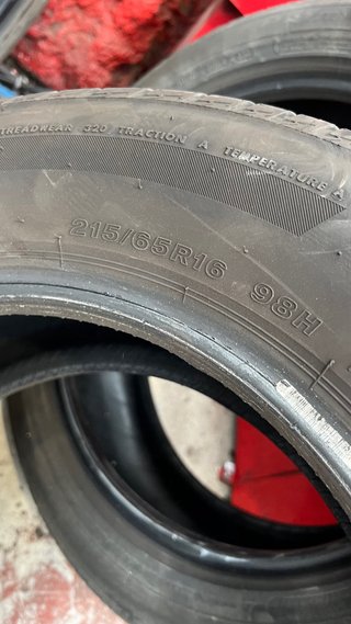 Pareja Neumáticos 215/60 R16 98H