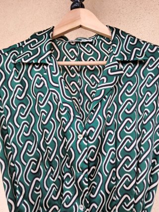 Tuta elegante Mango fantasia geometrica