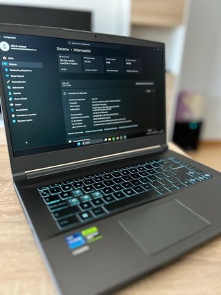 MSI Thin i7/4050/16gb ram/15” /abril /2025