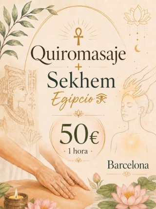 ✨ Quiromasaje + Sekhem Egipcio ✨